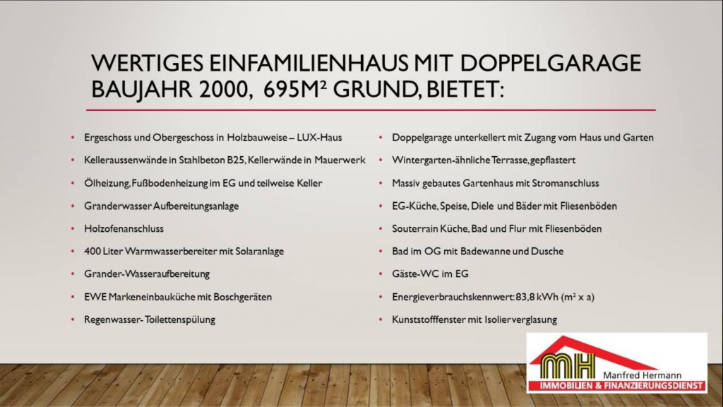 Einfamilienhaus mit Wohlfühlfaktor in Pocking Einfamilienhaus mit Wohlfühlfaktor in Pocking